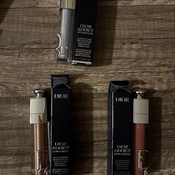 Dior Addict Lip Gloss Trio in Silver, Gold, and Tan (colors available) - Picture 1 of 1